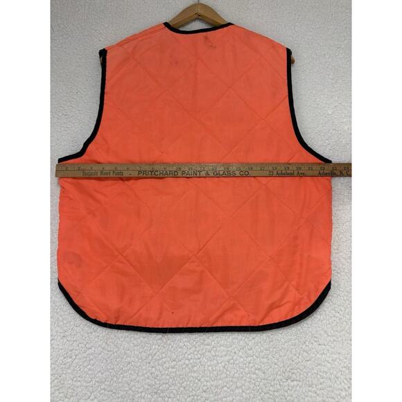 VTG Empire Insulated Wear Hunting Vest Reversible Orange/Camo Lightweight Large - Picture 8 of 8